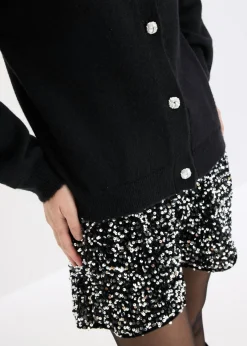 Chaqueta de punto con botones decorativos