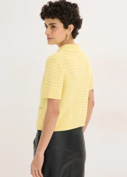 Chaqueta de punto con botones decorativos