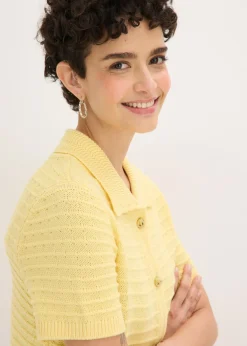 Chaqueta de punto con botones decorativos