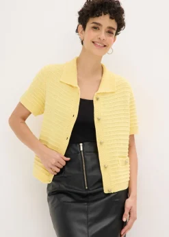 Chaqueta de punto con botones decorativos