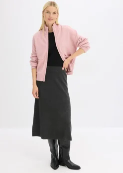 Chaqueta de punto con cremallera