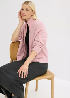 Chaqueta de punto con cremallera