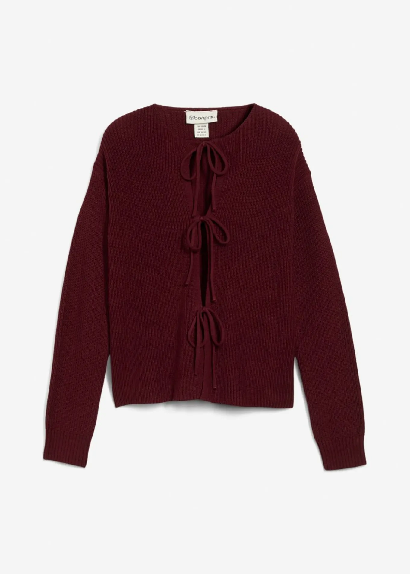 Chaqueta de punto con detalle de lazo