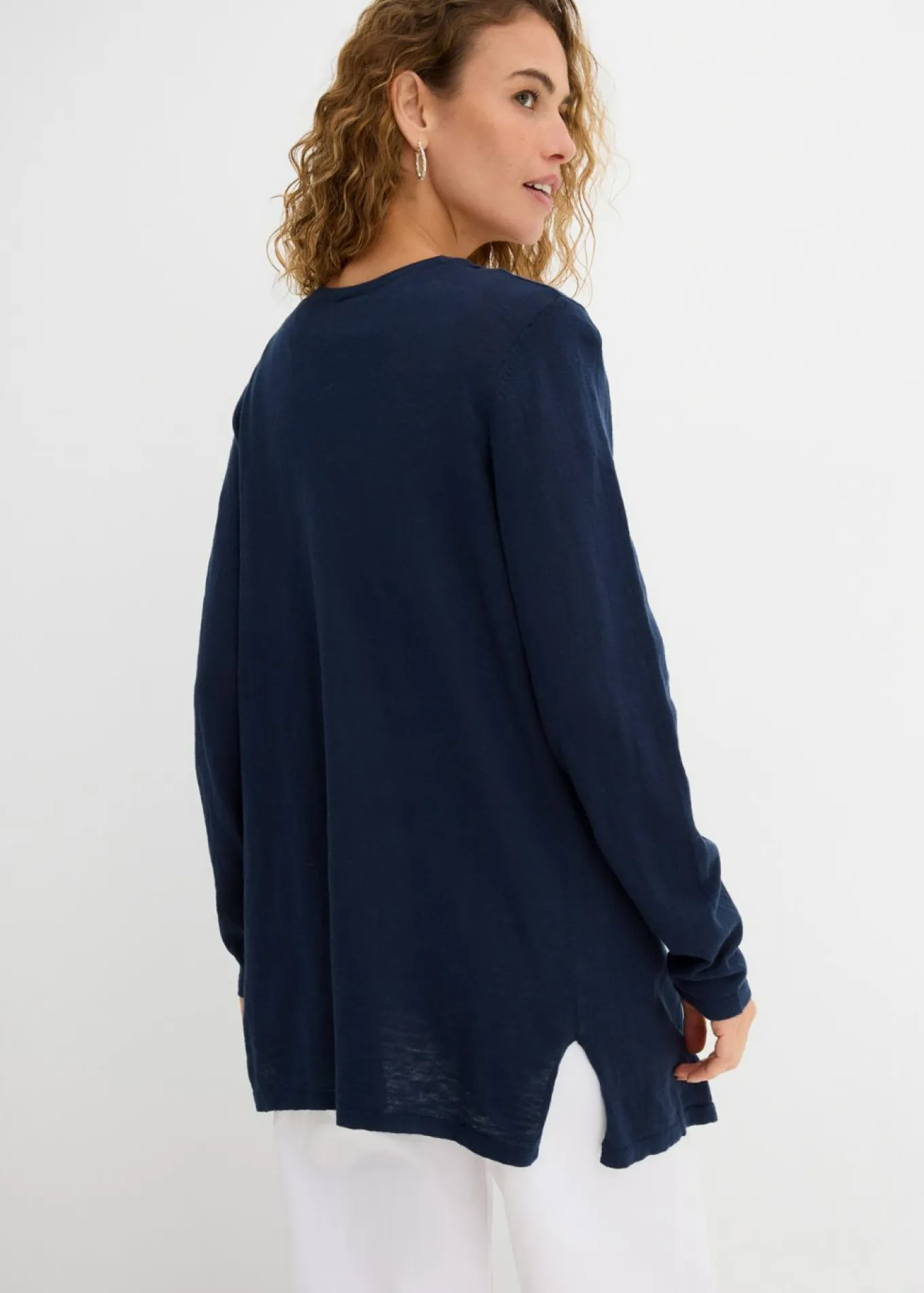 Chaqueta de punto de algodón ligero y calidad superior