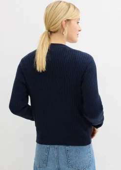 Chaqueta de punto de mezcla de viscosa suave