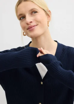 Chaqueta de punto de mezcla de viscosa suave