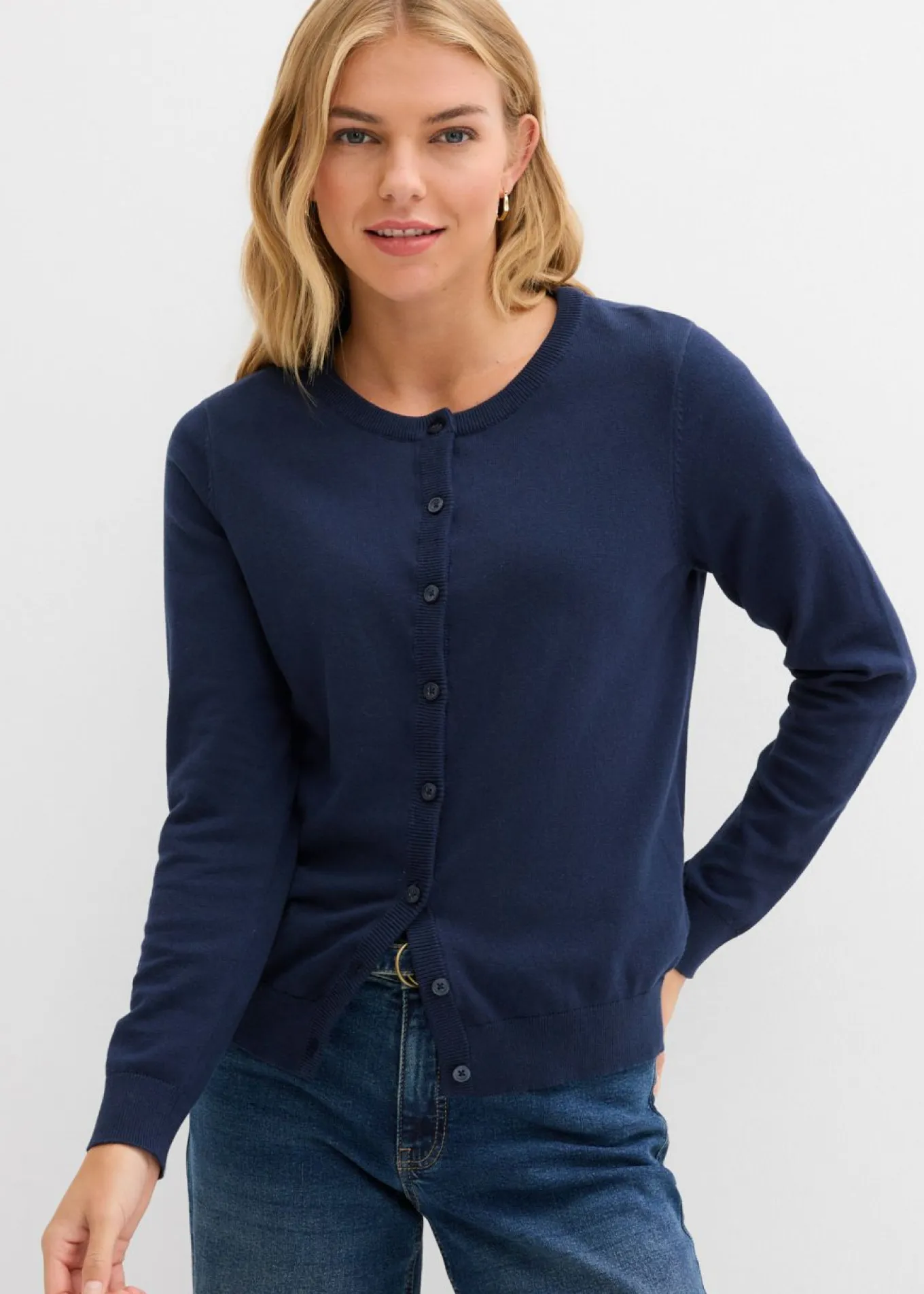 Chaqueta de punto fino