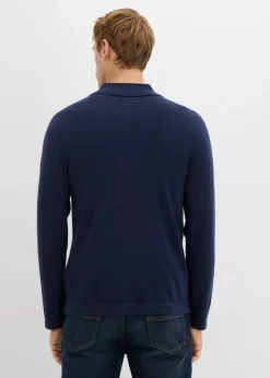 Chaqueta de punto fino con lana merina de calidad con corte ajustado