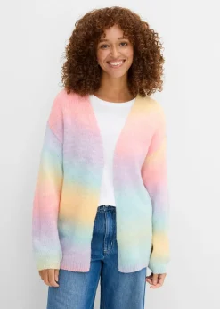 Chaqueta de punto grueso en suave mezcla de lana