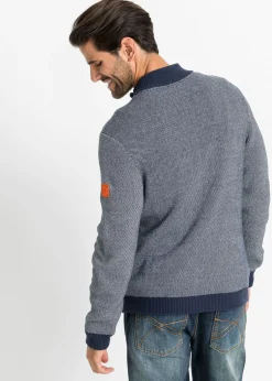 Chaqueta de punto grueso de algodón puro