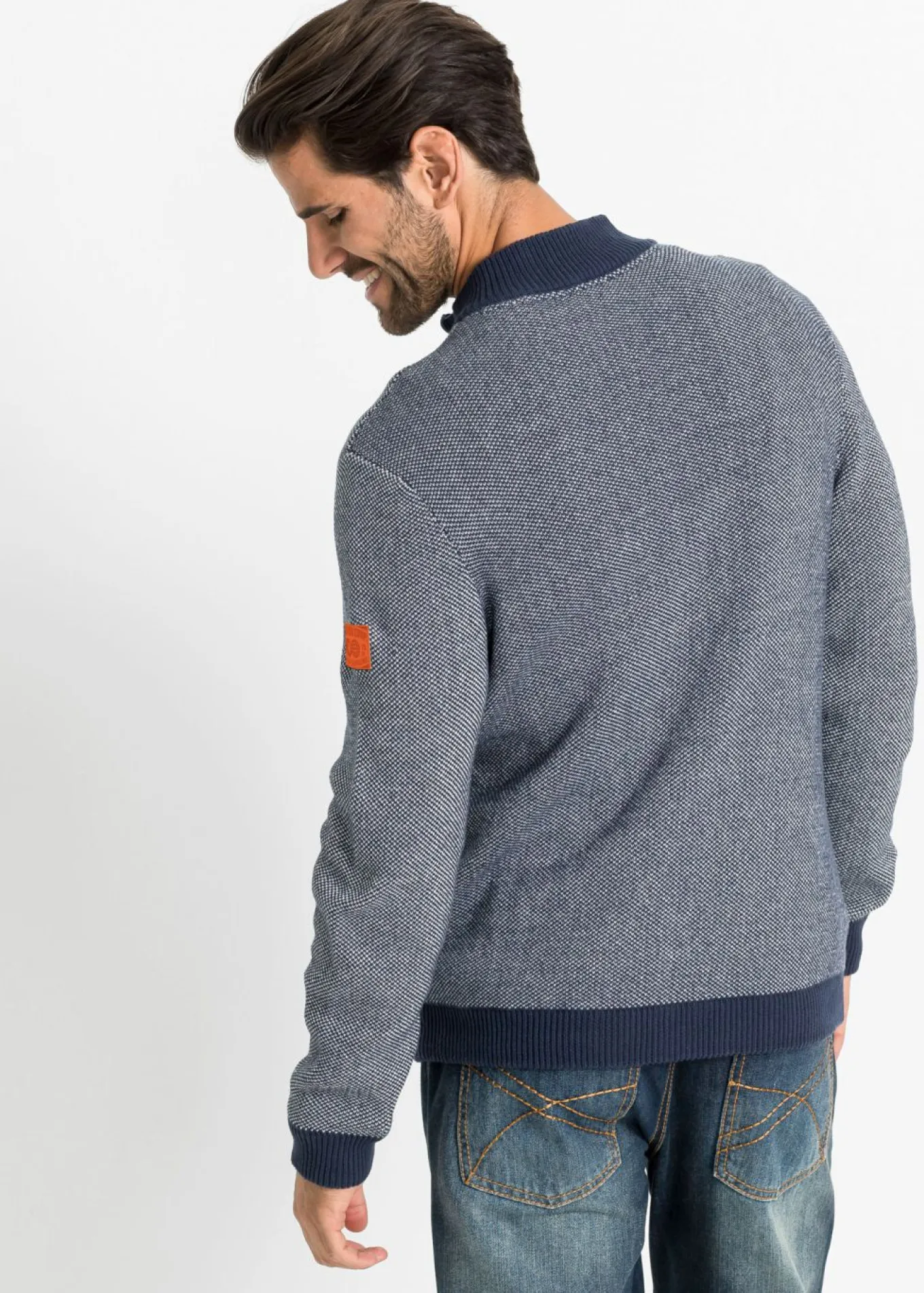 Chaqueta de punto grueso de algodón puro