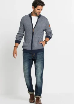 Chaqueta de punto grueso de algodón puro