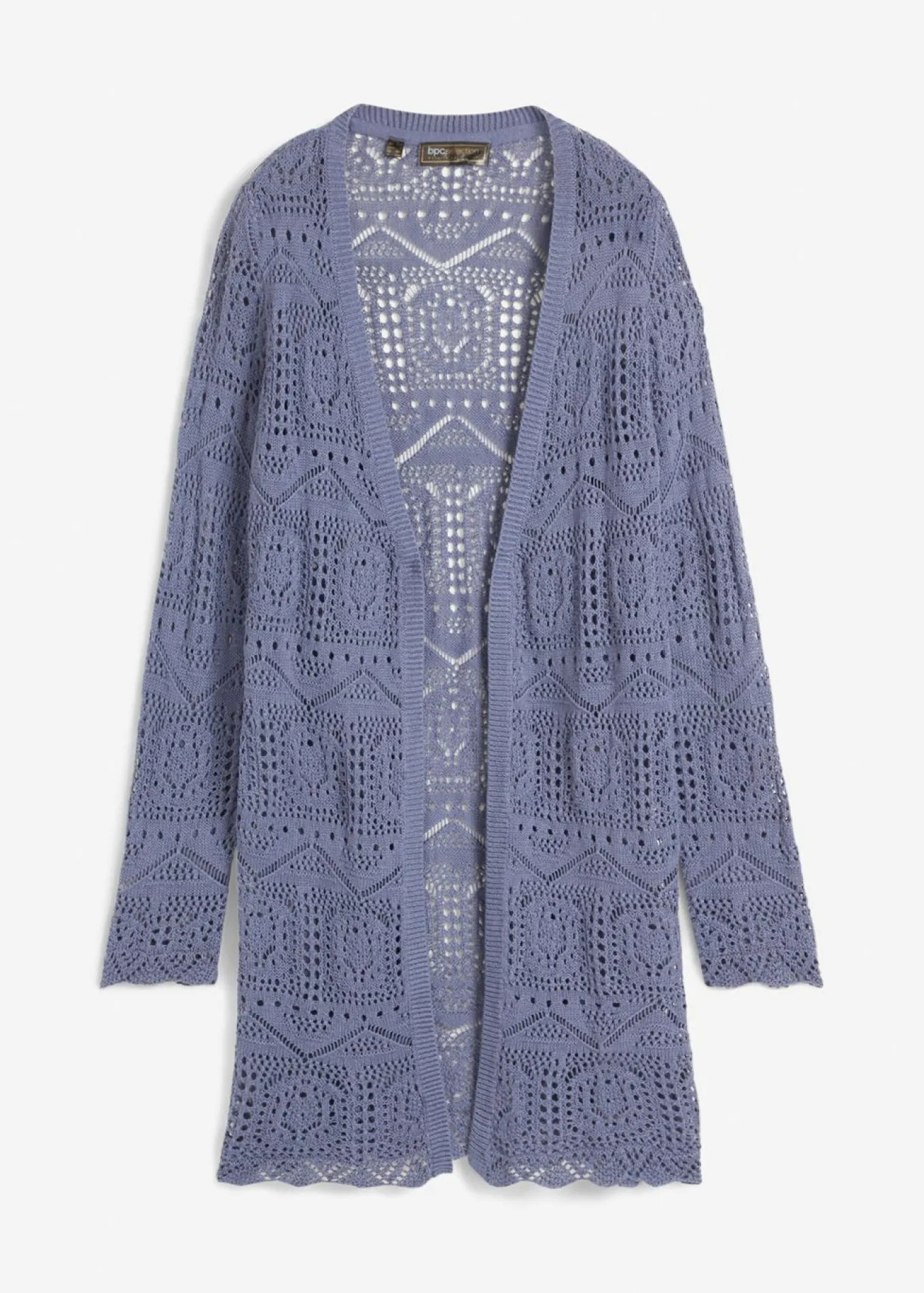 Chaqueta de punto larga