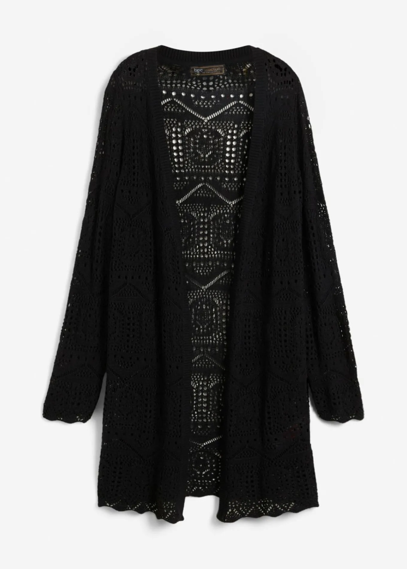 Chaqueta de punto larga