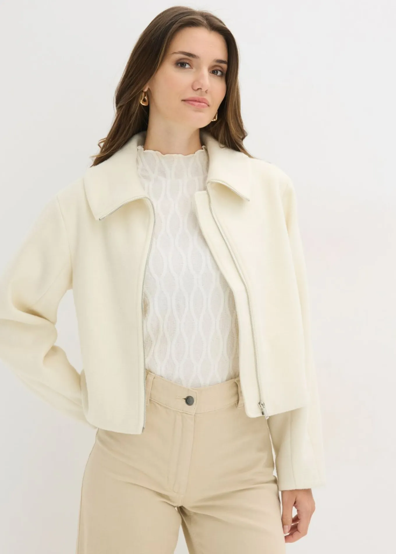 Chaqueta forrada oversize