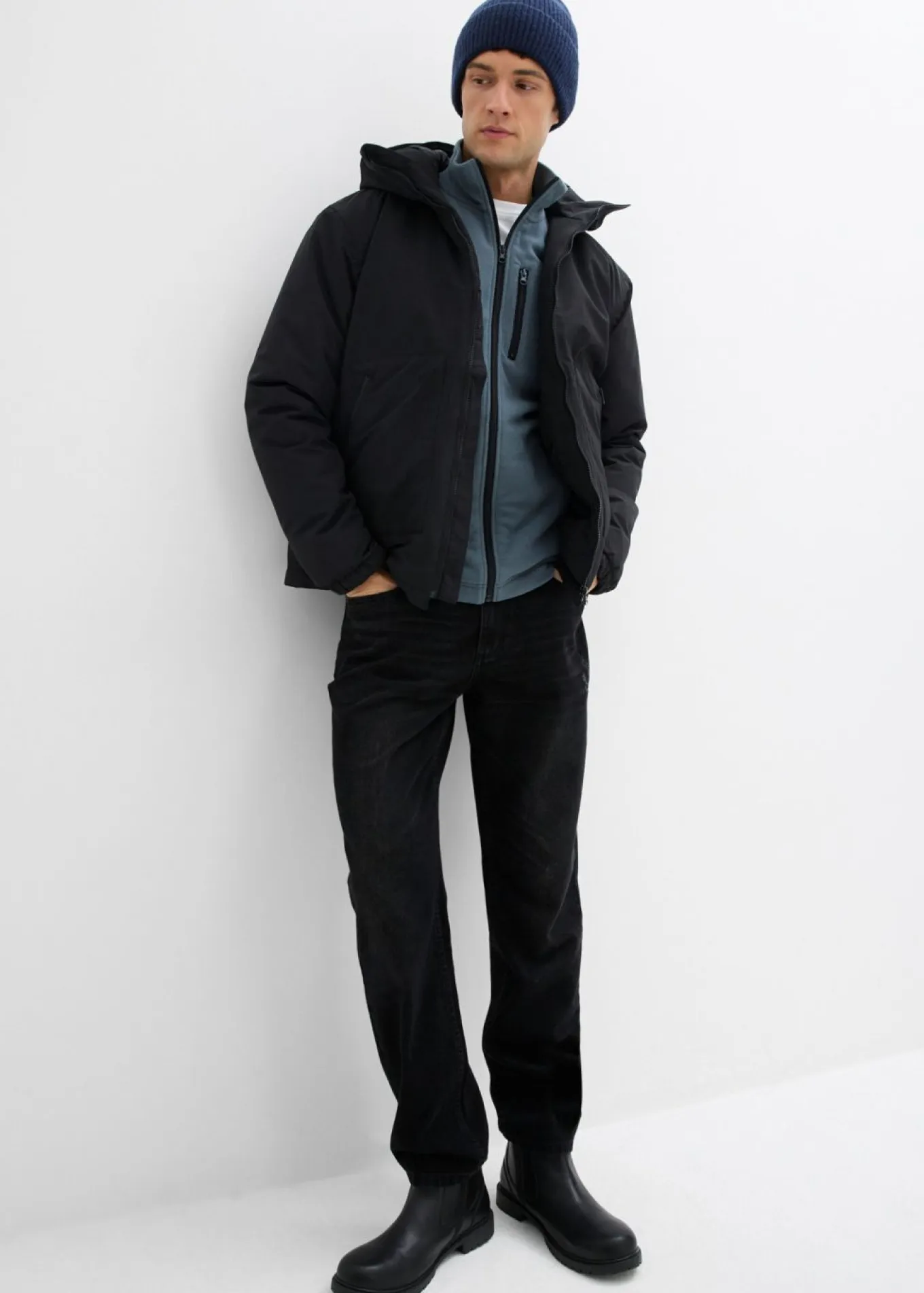 Chaqueta funcional impermeable con forro cálido