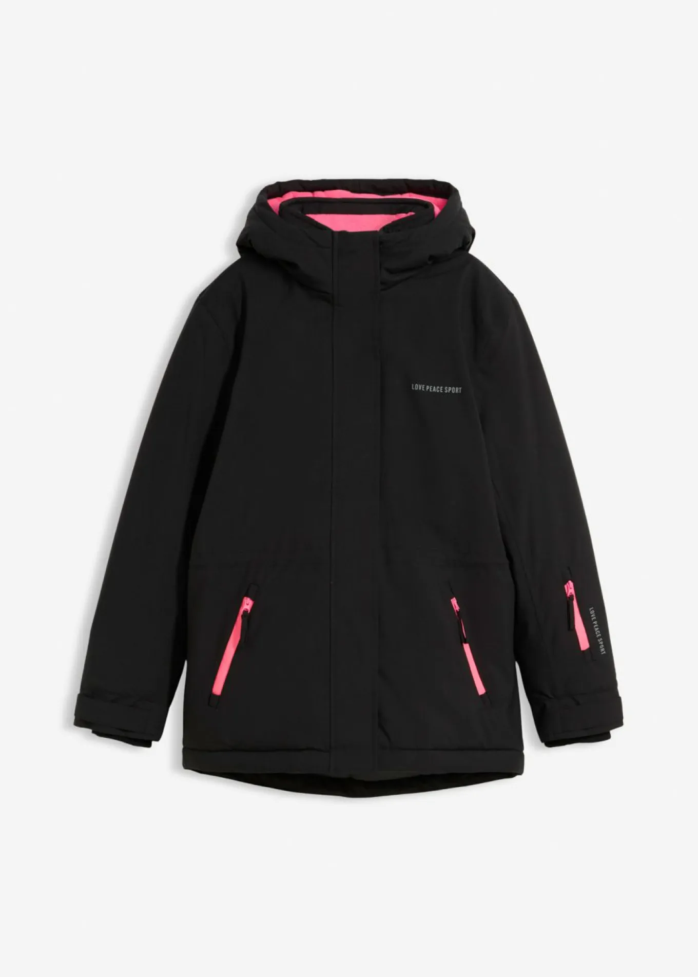 Chaqueta impermeable de esquí con detalles deportivos