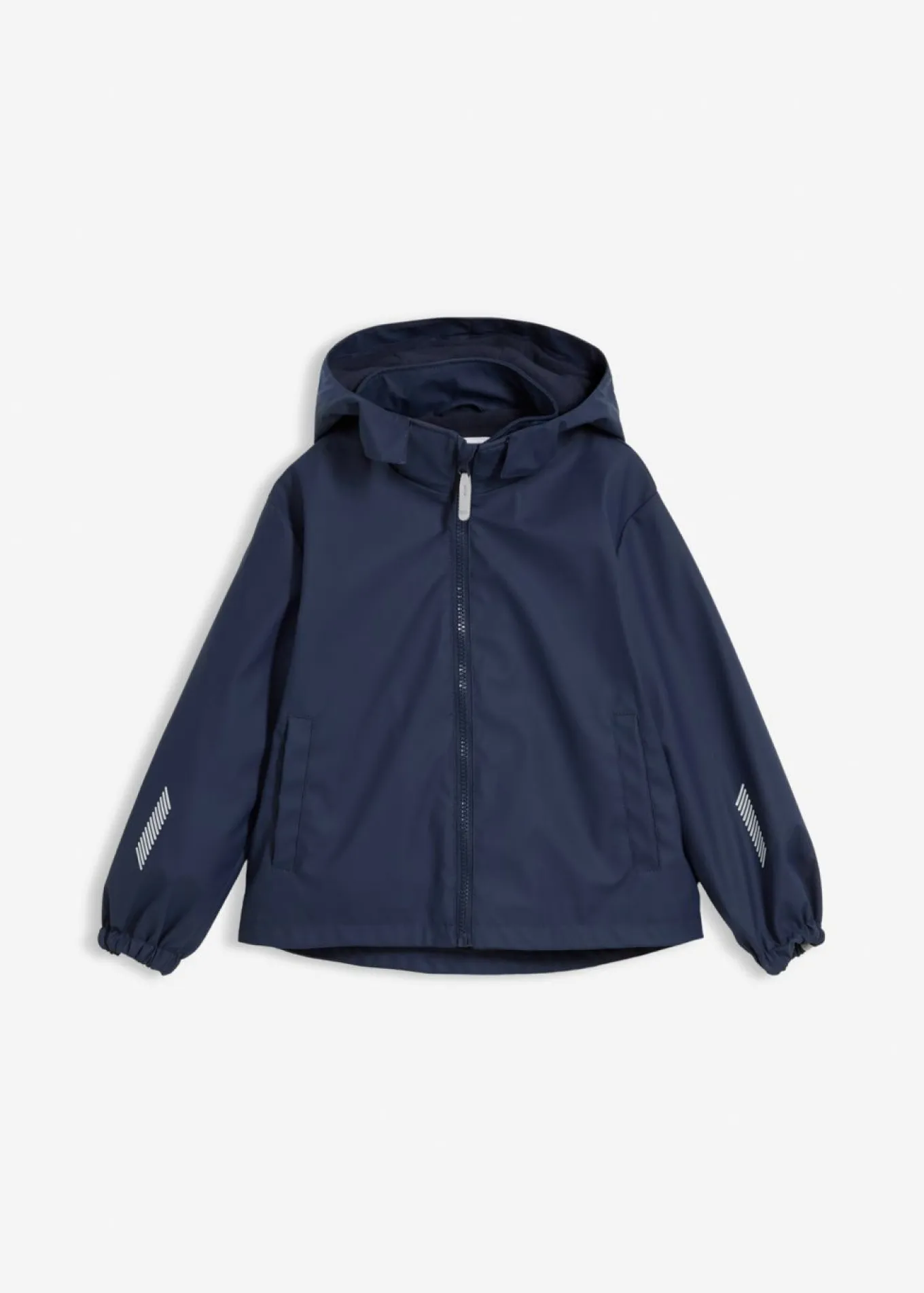 Chaqueta impermeable térmica con capucha desmontable y detalles reflectantes