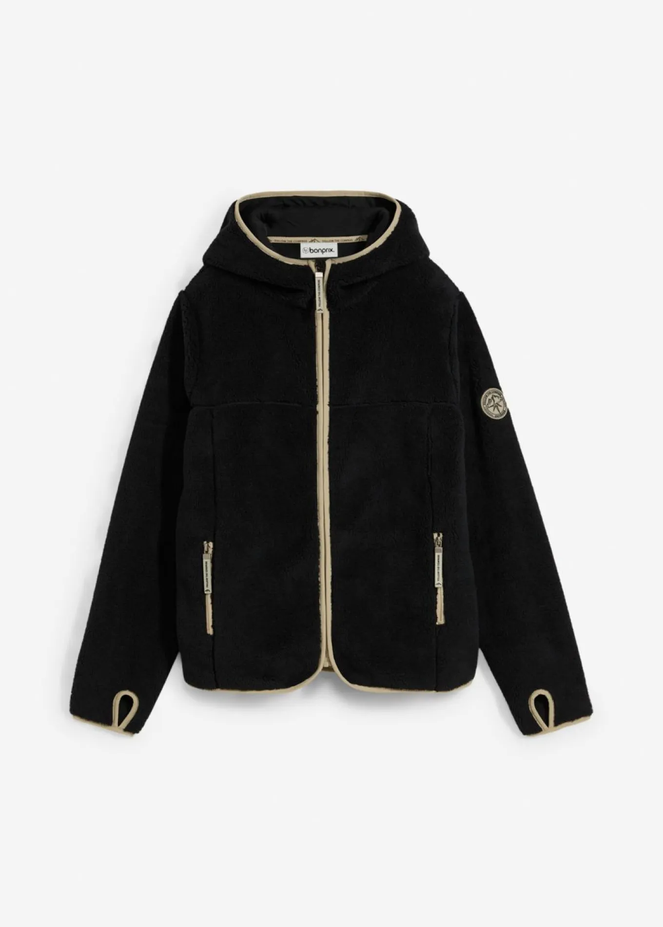 Chaqueta polar con capucha