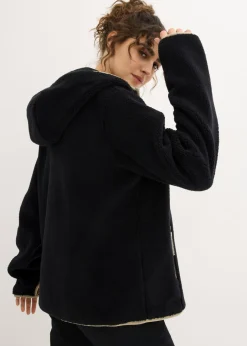 Chaqueta polar con capucha