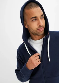 Chaqueta polar con capucha y bolsillos