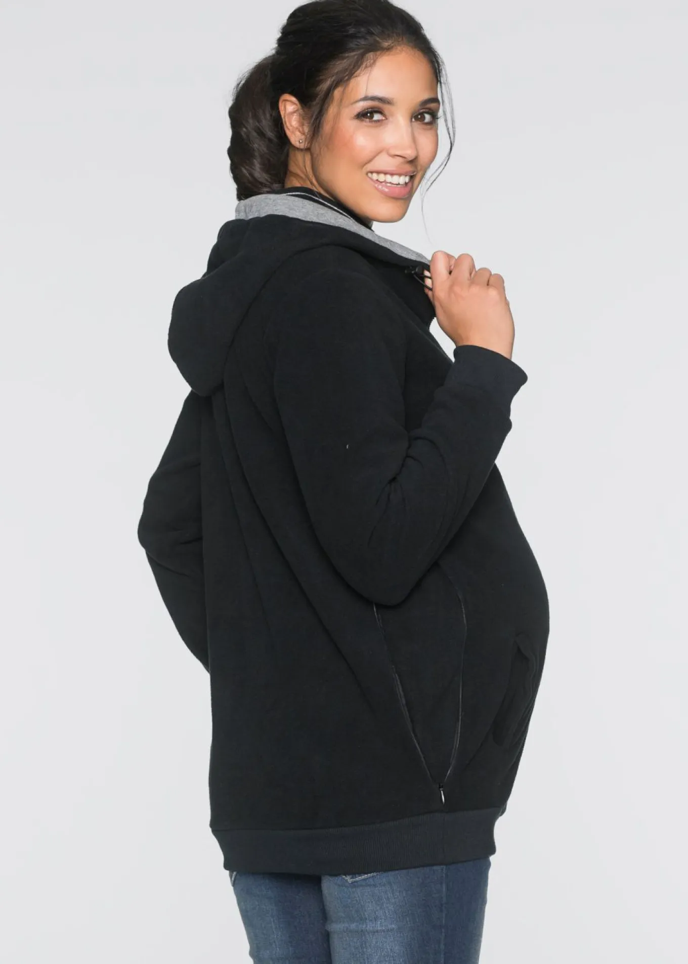 Chaqueta polar premamá/de porteo