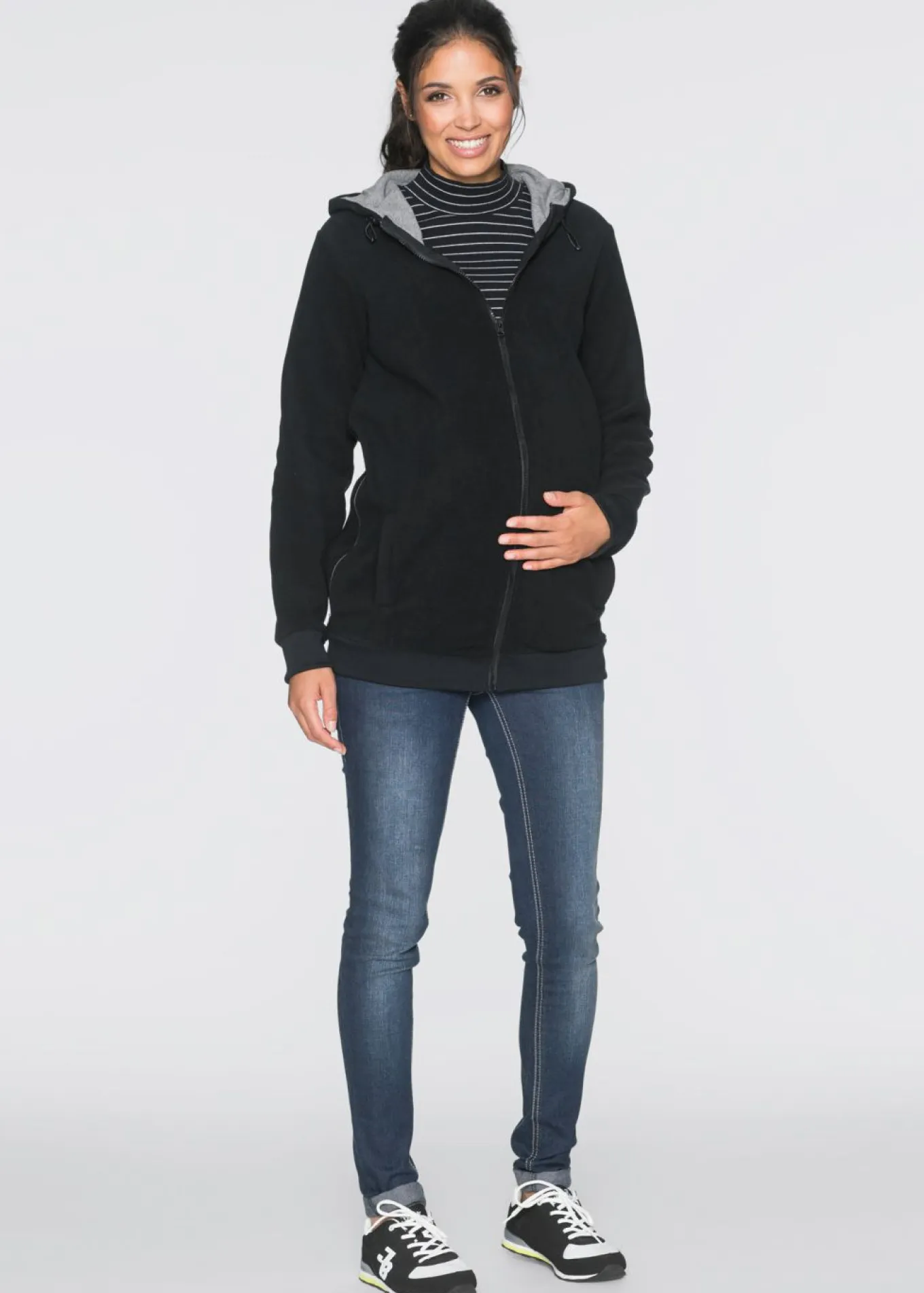 Chaqueta polar premamá/de porteo