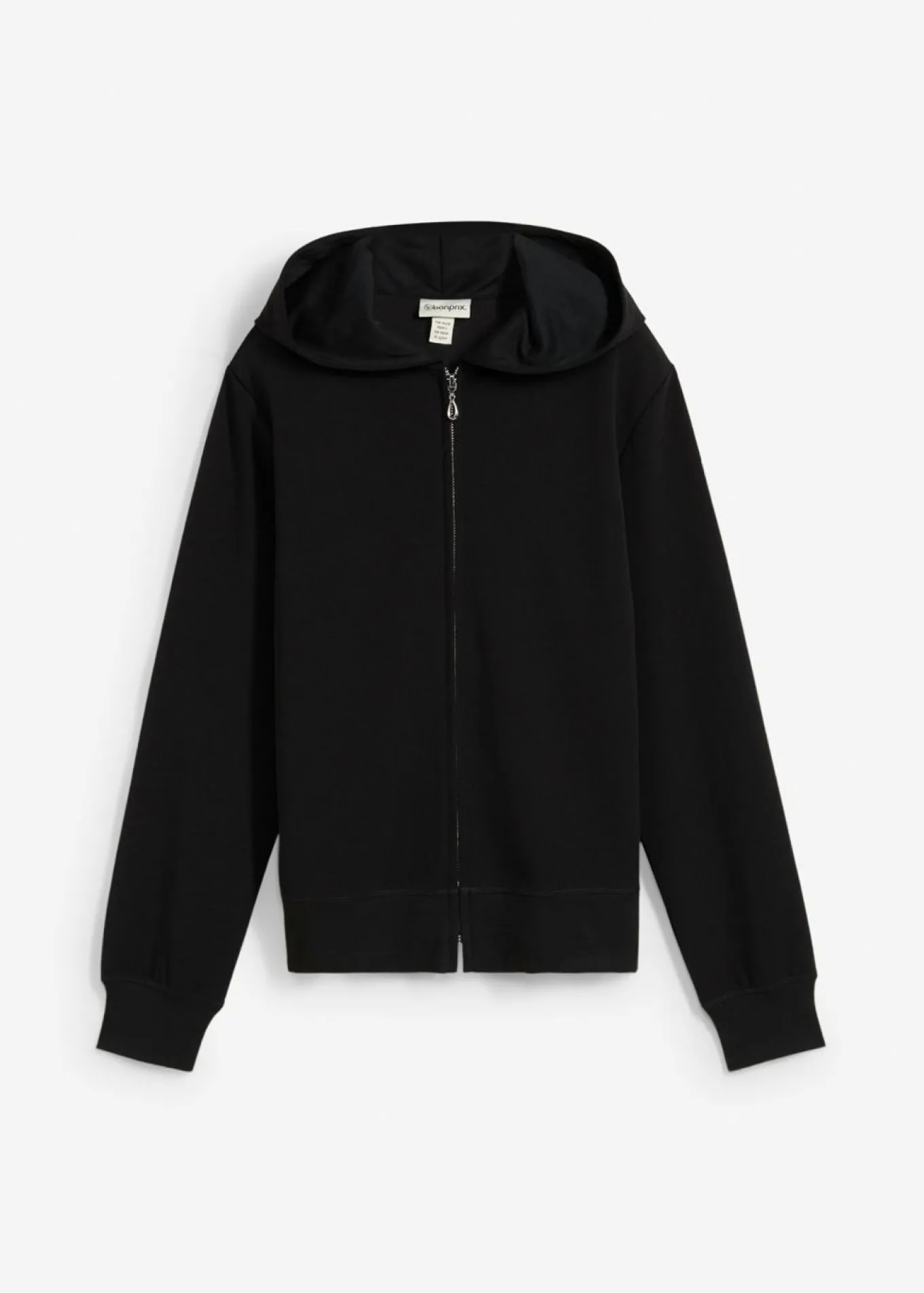 Chaqueta tipo sudadera con capucha y cremallera