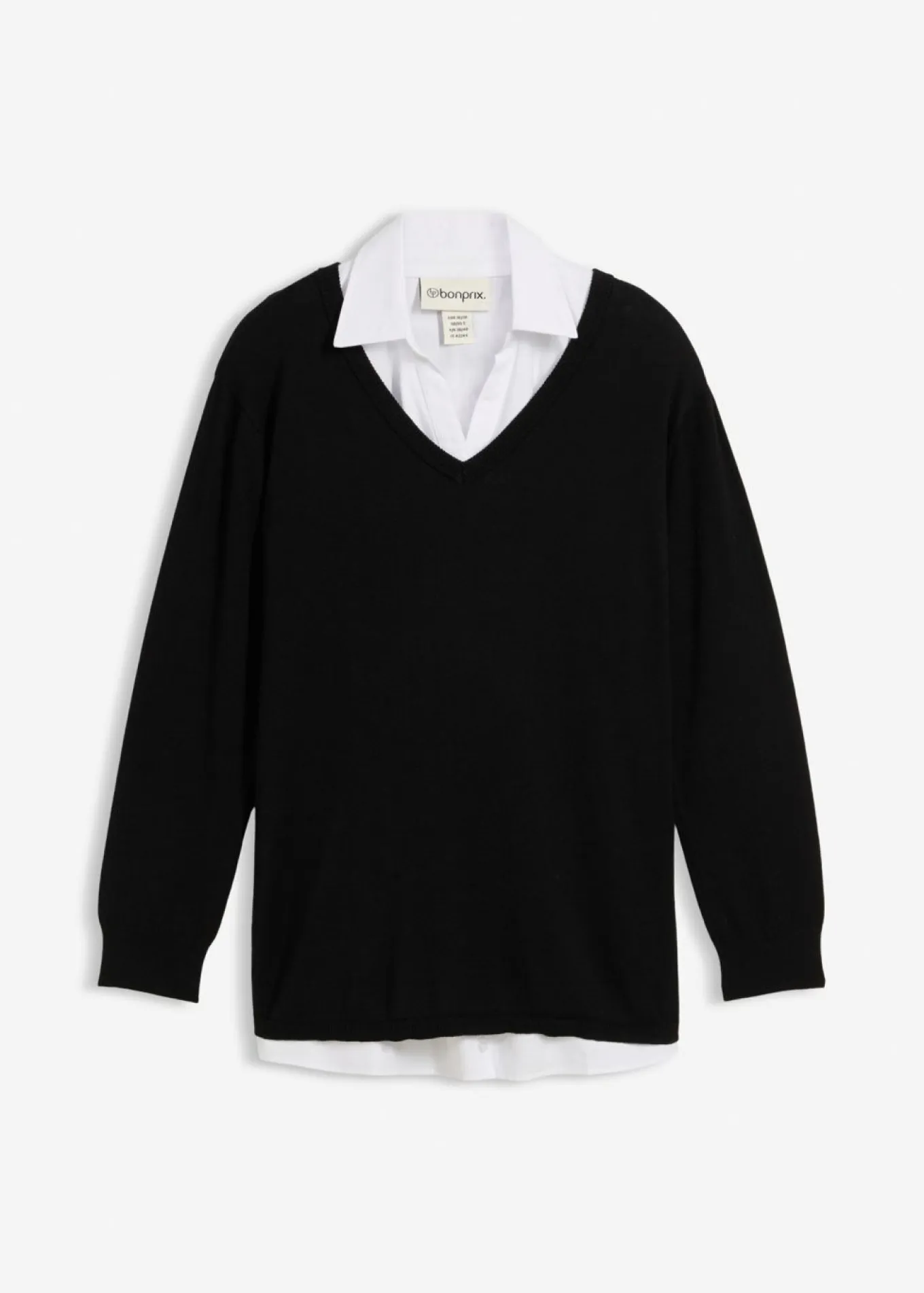 Conjunto premamá/de lactancia compuesto por jersey y blusa sin mangas de algodón orgánico