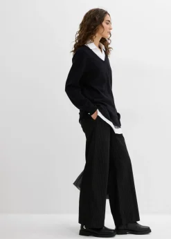 Conjunto premamá/de lactancia compuesto por jersey y blusa sin mangas de algodón orgánico