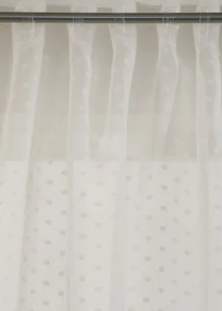 Cortina con lunares de jacquard (1 unidad)