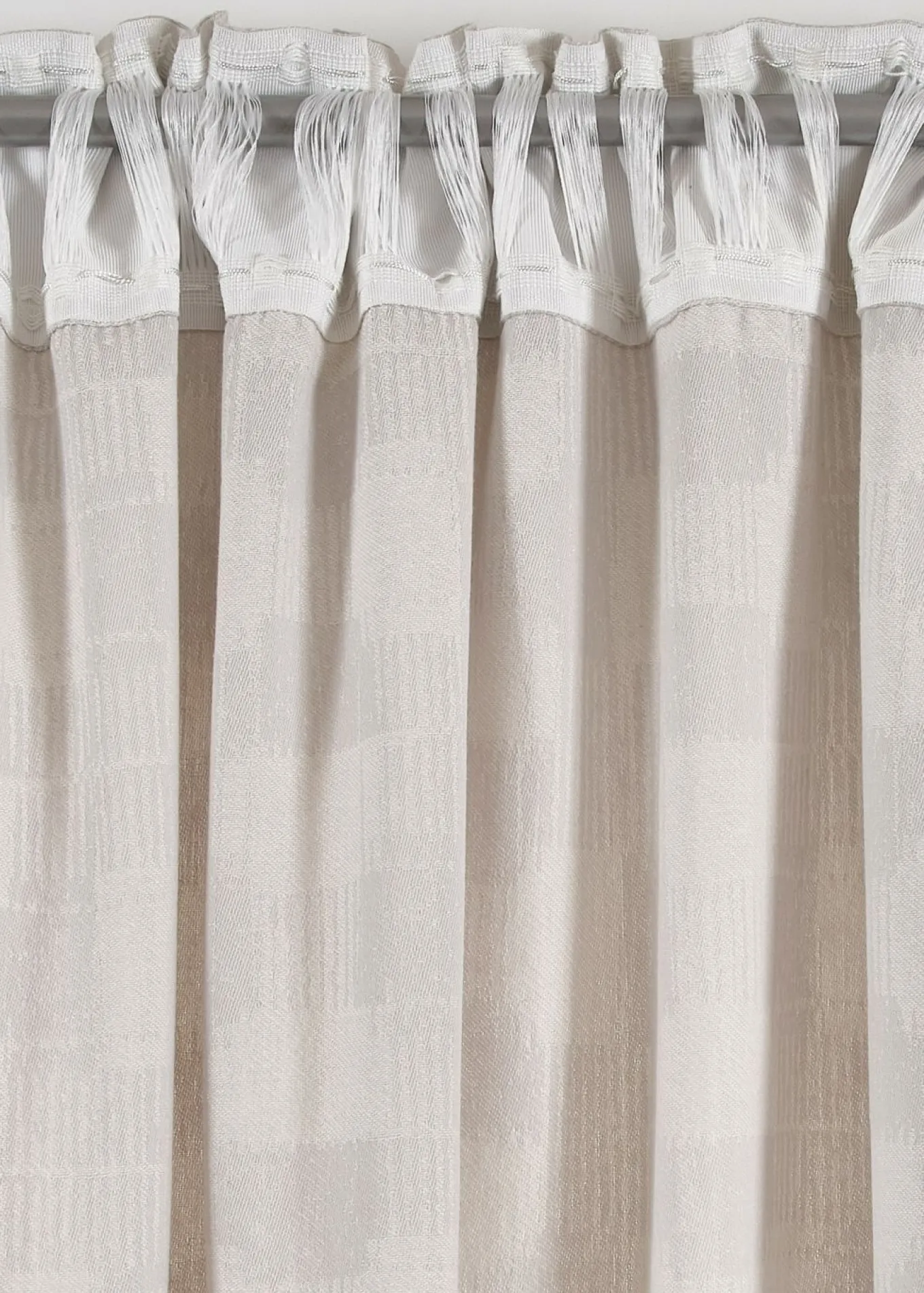 Cortina jacquard de algodón orgánico (1 unidad)