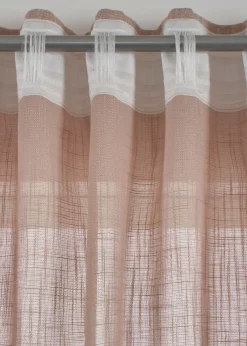 Cortinas con textura (2 unidades)