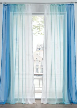 Cortinas de gasa ligera, también en tamaño extralargo (2 unidades)