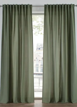 Cortinas de microfibra de fácil cuidado (2 unidades)