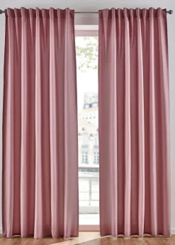 Cortinas de microfibra de fácil cuidado (2 unidades)