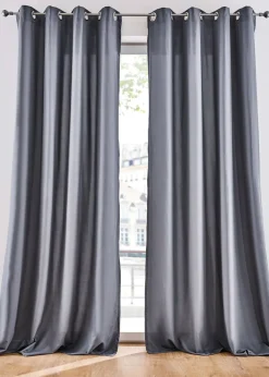 Cortinas de microfibra de fácil cuidado (2 unidades)