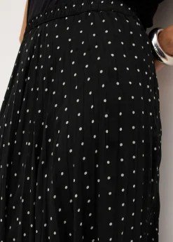 Falda de gasa con look arrugado