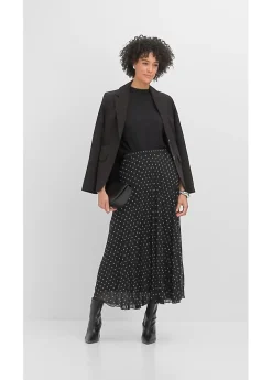 Falda de gasa con look arrugado