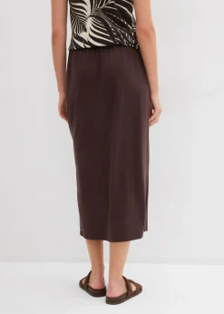 Falda de punto con cinturilla cómoda