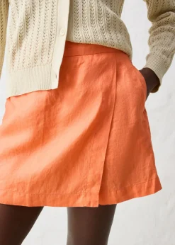Falda pantalón de lino puro