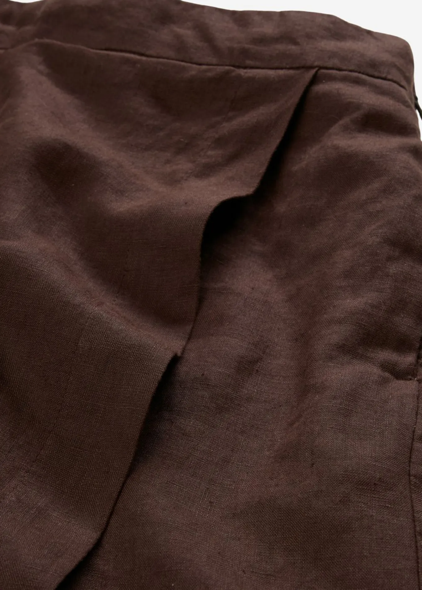 Falda pantalón de lino puro
