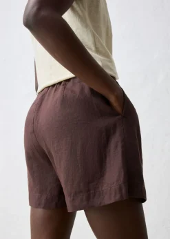 Falda pantalón de lino puro