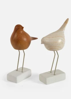 Figuritas decorativas de pájaros (2 unidades)