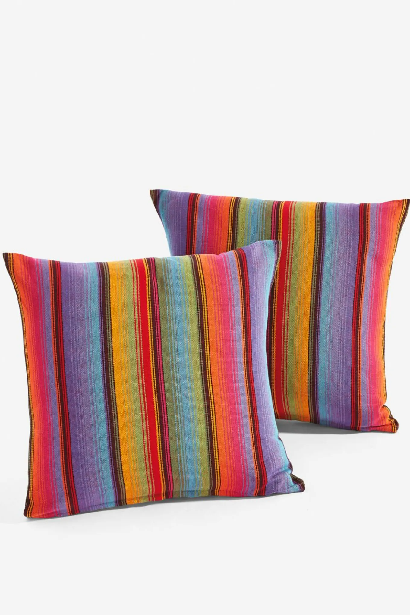 Funda de cojín con rayas (2 unidades)