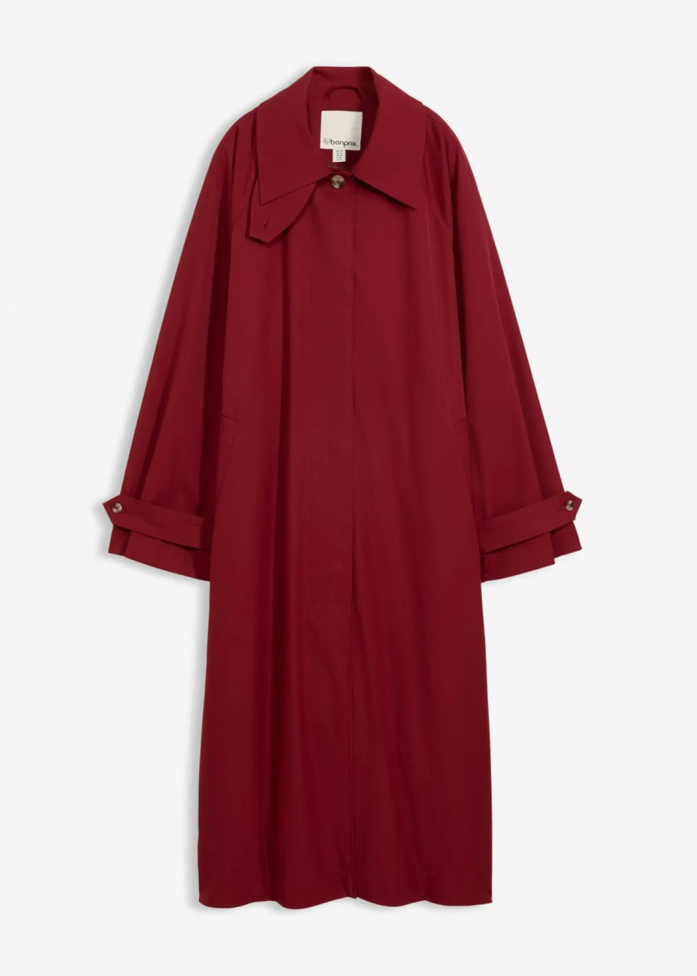 Gabardina con trabillas