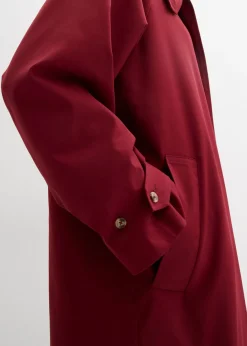 Gabardina con trabillas