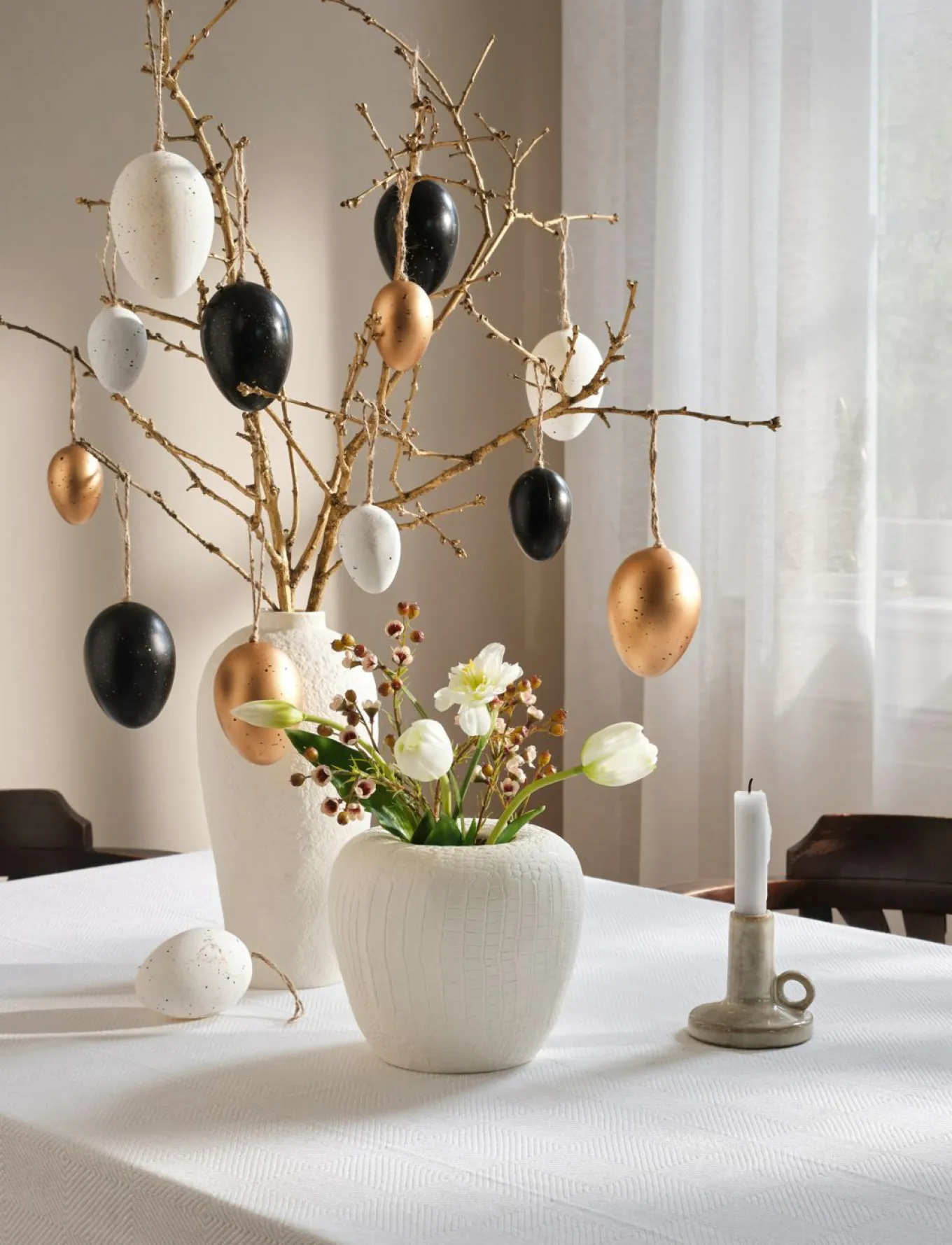 Huevos de Pascua decorativos para colgar (16 unidades)