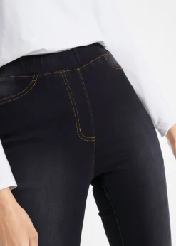 Jeggings elásticos, térmicos y funcionales, de tiro alto con cintura cómoda