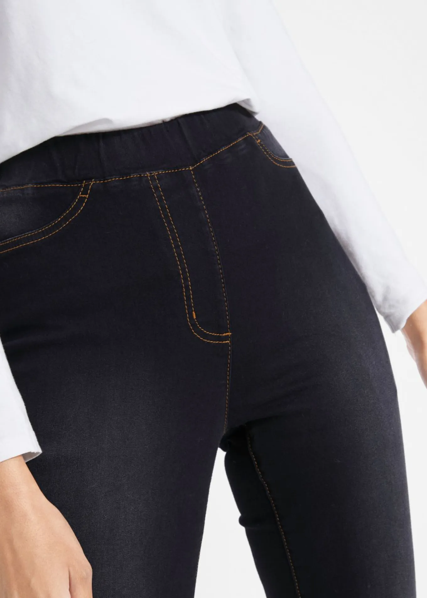 Jeggings elásticos, térmicos y funcionales, de tiro alto con cintura cómoda